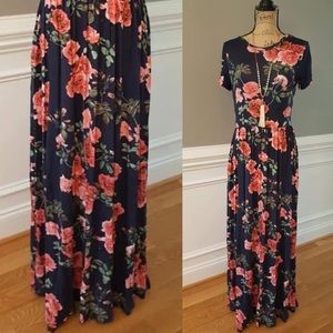 Floral maxi dress